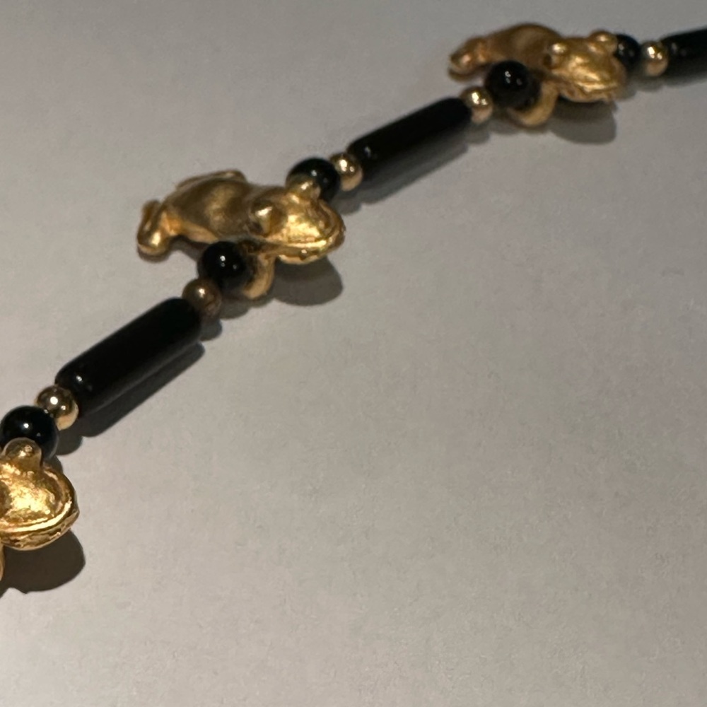 Museum Company Frog Necklace and Earring Set - Picture 4 of 7